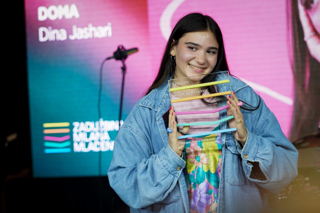 Dina Jashari je dobitnica nagrade „Milan Mladenović“
