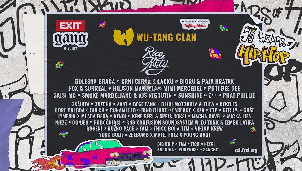 Rico Nasty se pridružuje Wu-Tang Clanu na Petrovaradinu! 