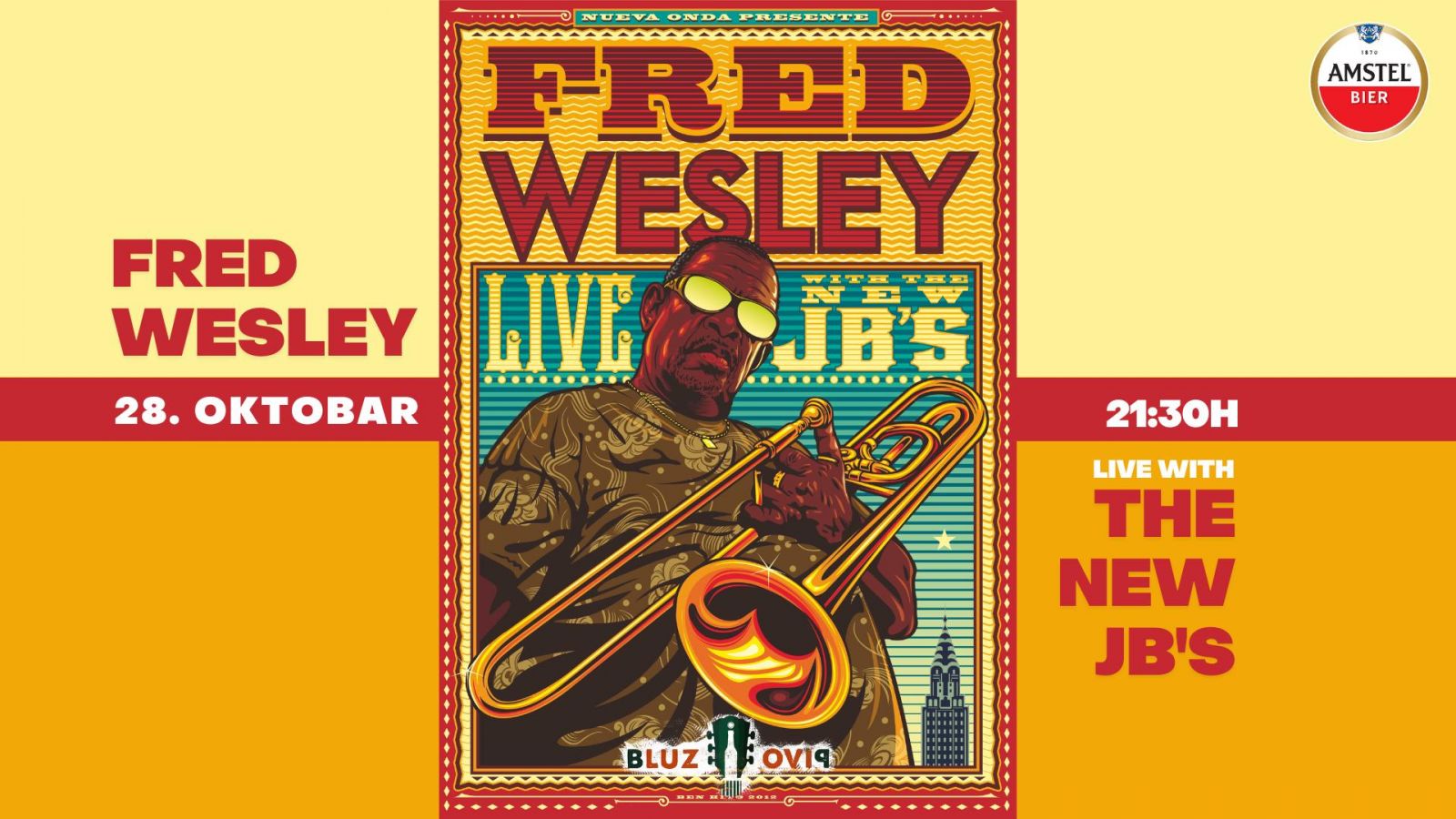 Fred Wesley & The New JB's (USA) PONOVO Live at BiP!