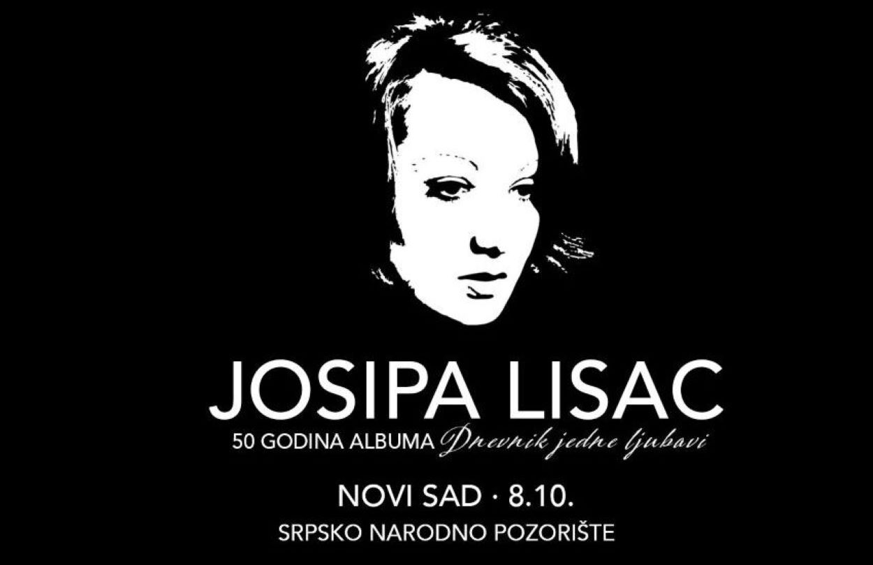 Josipa Lisac u oktobru u Novom Sadu!