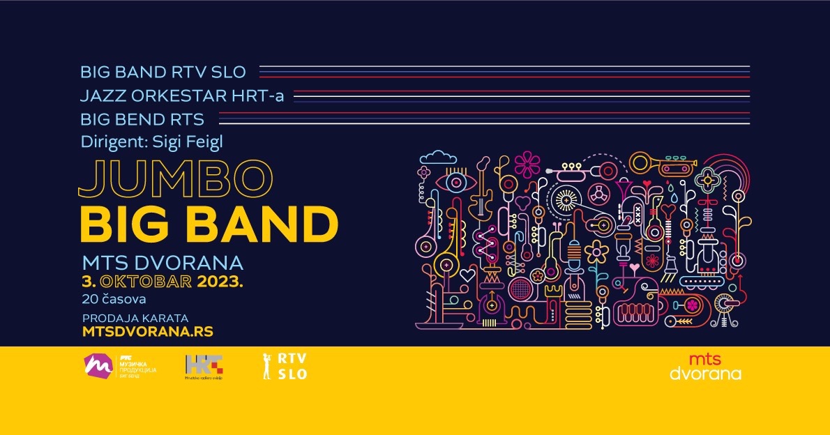 Tri najveća big benda iz regiona u okviru projekta JUMBO BIG BAND