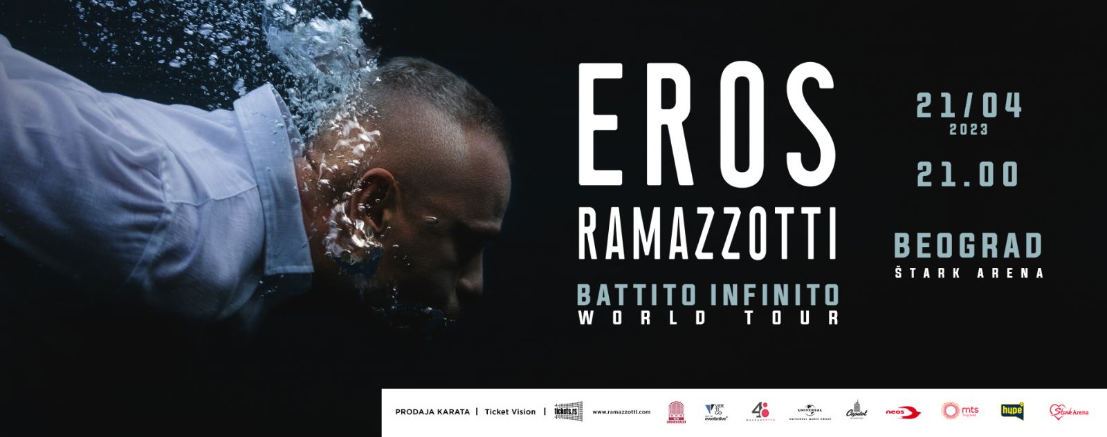 Veličanstvena evropska turneja Erosa Ramazzottija 