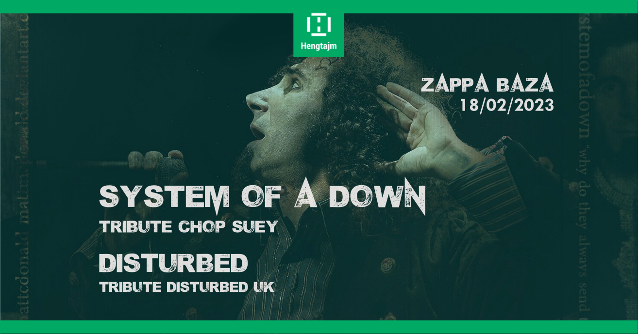 Velika žurka ove subote: System of a Down i Disturbed u Zappa Bazi!