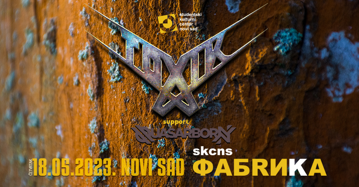 Američki thrash metal bend Toxik u SKCNS Fabrici