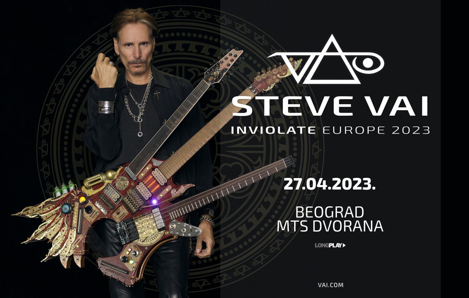 Steve Vai stiže u Beograd treći put!