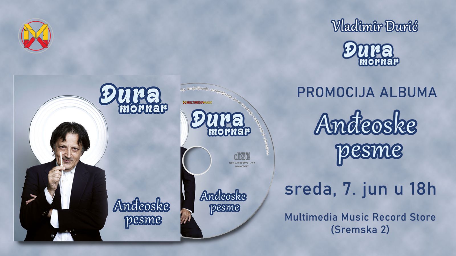 Promocija albuma „Anđeoske pesme“ Đure Mornara